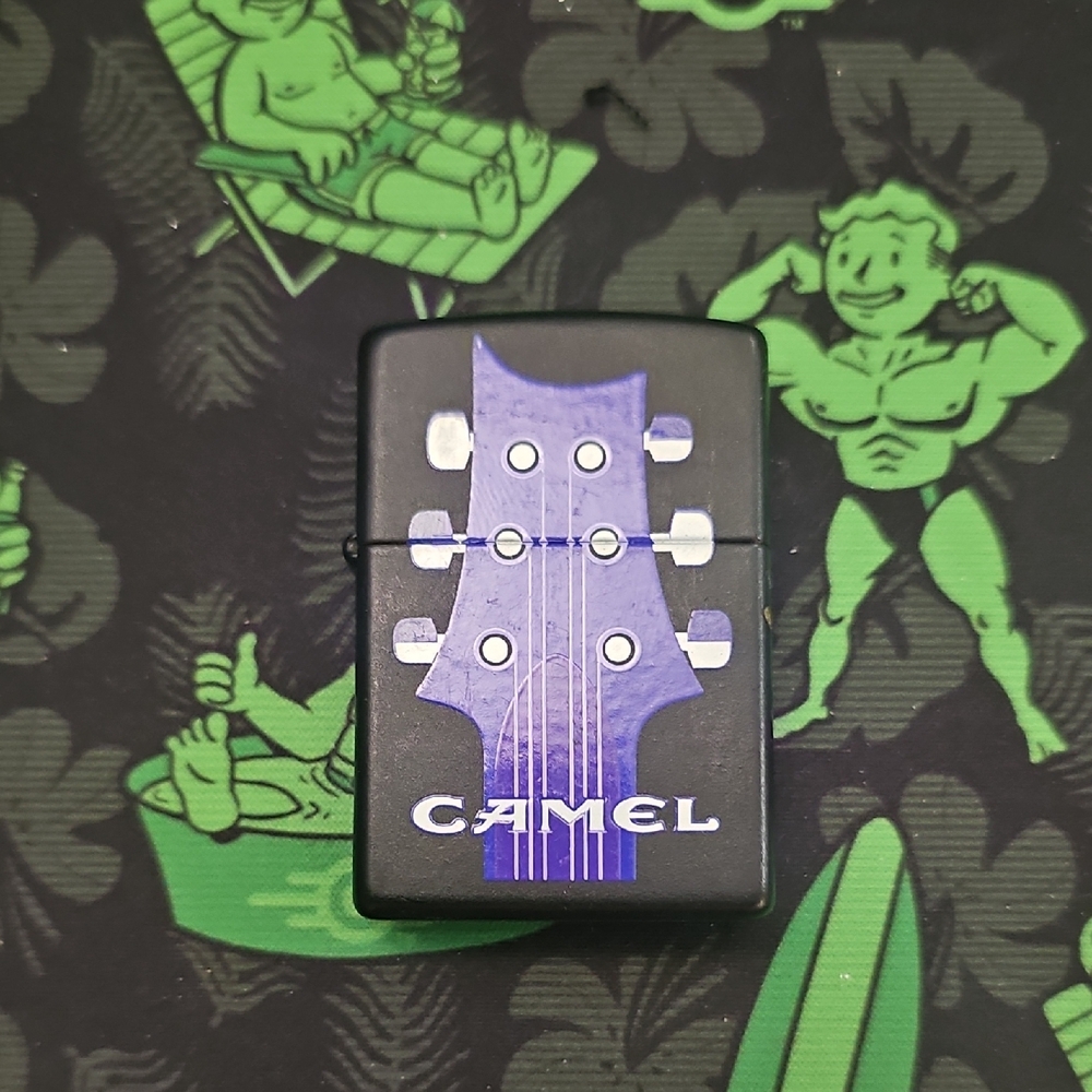 Camel Black and Purple Lighter